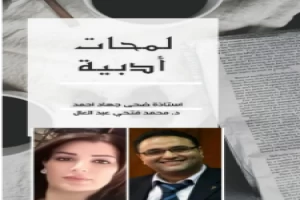 غلاف كتاب لمحات أدبية بقلم محمد فتحي عبد العال غلاف كتاب لمحات أدبية بقلم محمد فتحي عبد العال